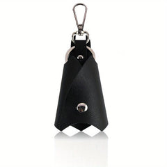 Bat PU Leather Keychain Holder Car Key Fob Cover Case Pop Key Ring Purse