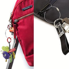 Colorful Wire Keychains Stainless Steel Key Ring 5/10/12/15PCS