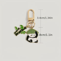 Cartoon Panda Keychain Car Key Decoration Pendant Gift
