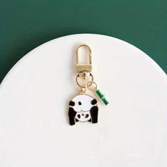 Cartoon Panda Keychain Car Key Decoration Pendant Gift
