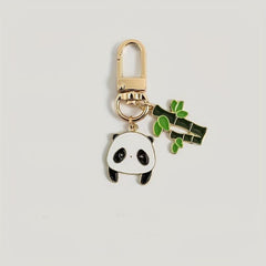 Cartoon Panda Keychain Car Key Decoration Pendant Gift