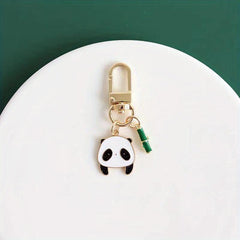 Cartoon Panda Keychain Car Key Decoration Pendant Gift