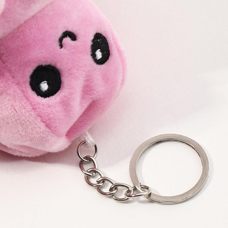 Octopus Keychain Reversible Bicolor Plush Doll Pendant