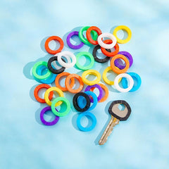32pcs Silicone Key Caps Set Key Identifier Tag Covers For Easy Identifying Keys