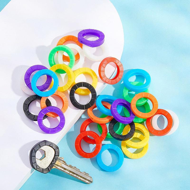 32pcs Silicone Key Caps Set Key Identifier Tag Covers For Easy Identifying Keys