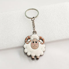 Cartoon Anime Sheep Keychain Pendant Bag Purse Ornament Accessory
