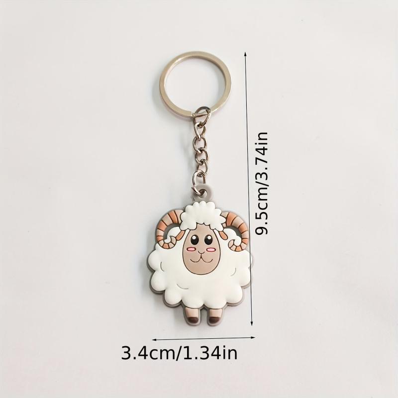 Cartoon Anime Sheep Keychain Pendant Bag Purse Ornament Accessory