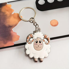 Cartoon Anime Sheep Keychain Pendant Bag Purse Ornament Accessory