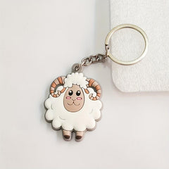 Cartoon Anime Sheep Keychain Pendant Bag Purse Ornament Accessory