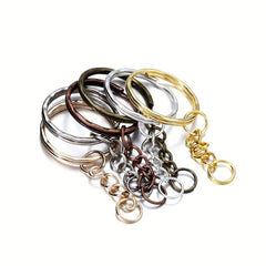 50Pcs Lot Key Ring Chain Split Keyrings With Jump Ring for Keychain DIY