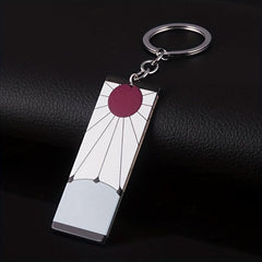 Anime Cartoon Print Tag Keychain Souvenir Key Ring Purse Bag Backpack Car Charm