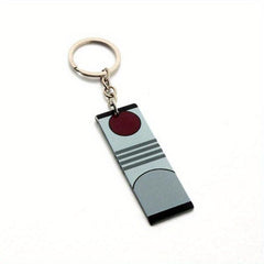 Anime Cartoon Print Tag Keychain Souvenir Key Ring Purse Bag Backpack Car Charm