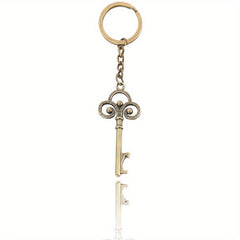 Crown Key Bottle Opener Keychain Retro Metal Key Ring Purse Bag Car Key Charm