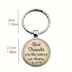 Bible Verse Keychain Metal Key Ring Purse Backpack Charm Gift