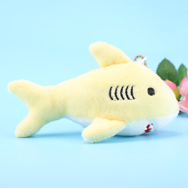 Adorable Shark Plush Toy Key Chain Pendant Bag Decor