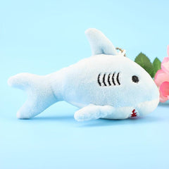 Adorable Shark Plush Toy Key Chain Pendant Bag Decor