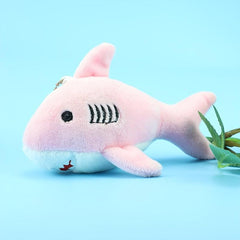 Adorable Shark Plush Toy Key Chain Pendant Bag Decor