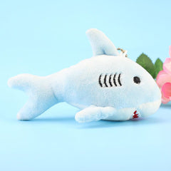 Adorable Shark Plush Toy Key Chain Pendant Bag Decor
