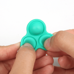 Silicone Fidget Toy Keychain Stress Relief Key Ring Purse Bag Car Key