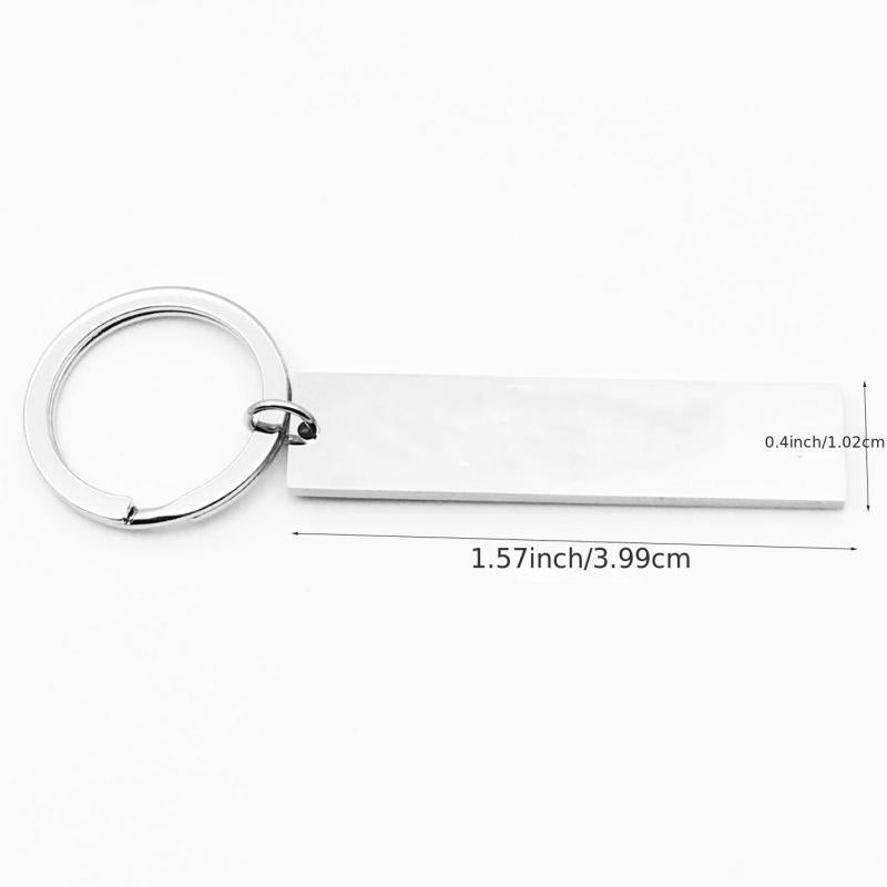 Sister Keychain Vintage Stainless Steel Bag Key Chain Ornament