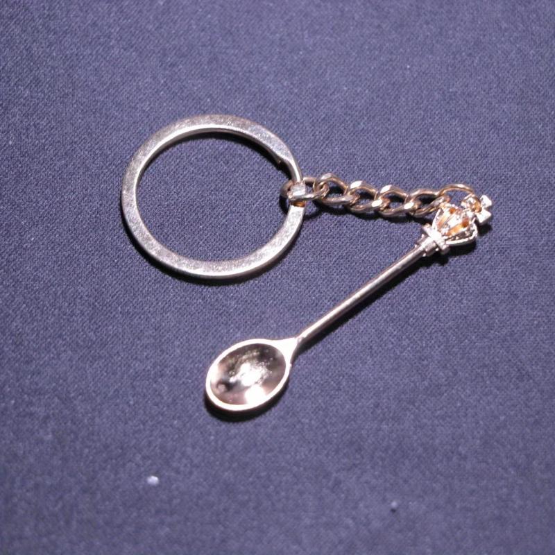 Snuff Spice Spoon Keychain Mini Teaspoon Pendant Keyring