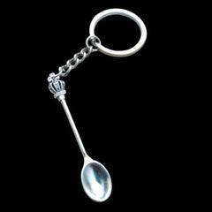 Snuff Spice Spoon Keychain Mini Teaspoon Pendant Keyring