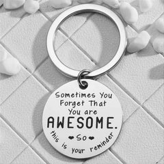 Awesome Reminder Keychain for Women - Inspirational Key Chains for Couples