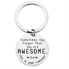 Awesome Reminder Keychain for Women - Inspirational Key Chains for Couples
