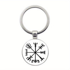 Vikings Valknut Retro Keychain Bag Car Charm Gift