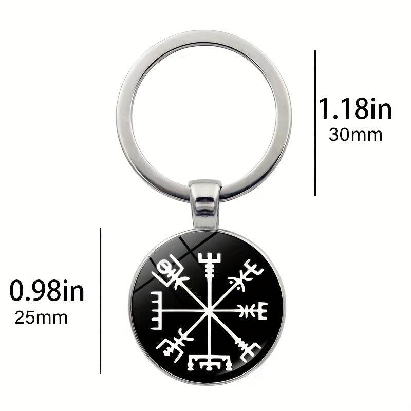 Vikings Valknut Retro Keychain Bag Car Charm Gift