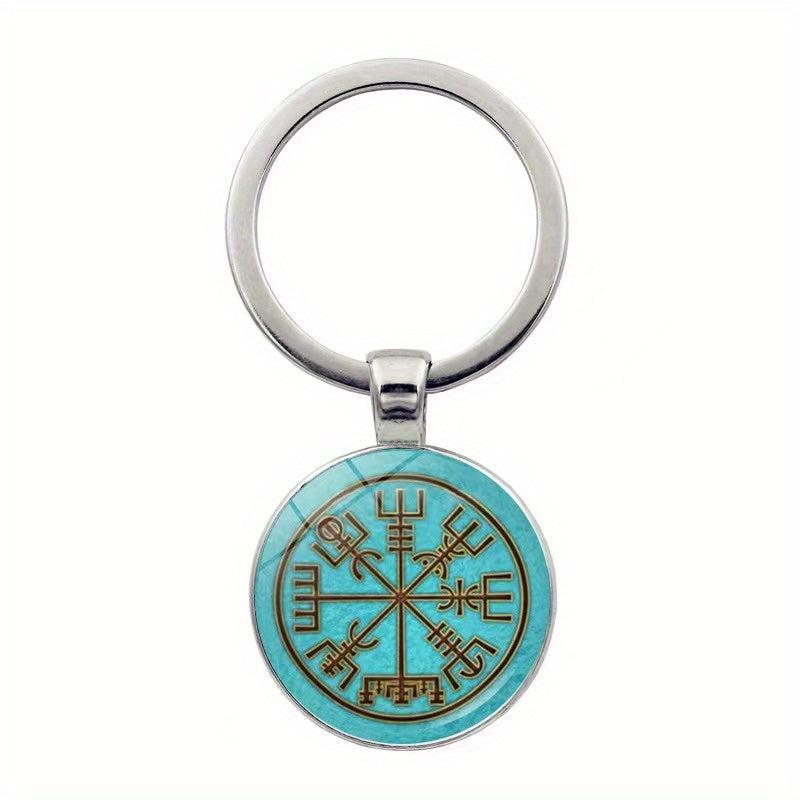 Vikings Valknut Retro Keychain Bag Car Charm Gift
