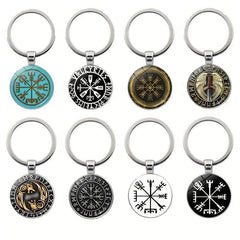 Vikings Valknut Retro Keychain Bag Car Charm Gift