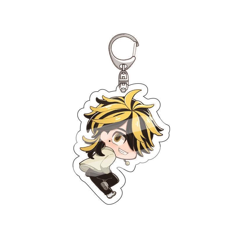 Acrylic Keychain Mobile Strap Lightweight Stylish Bag Pendant