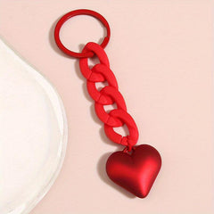 Heart & Chain Keychain Bag Accessory Car Phone Ornament