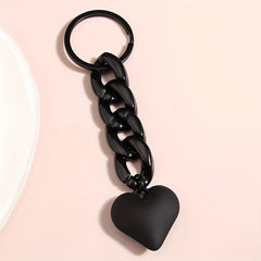 Heart & Chain Keychain Bag Accessory Car Phone Ornament