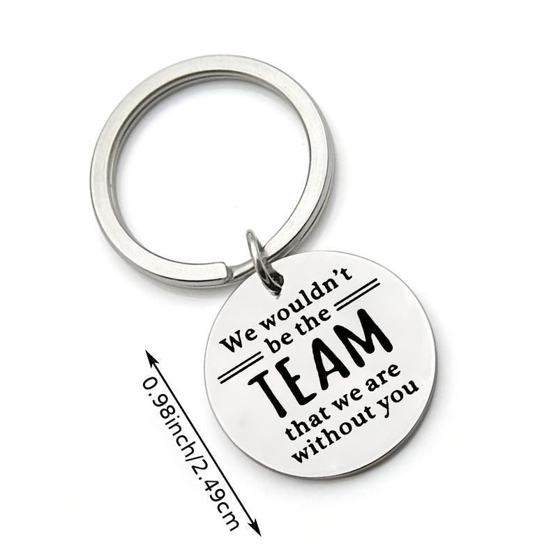 Coworkers Team Appreciation Leader Manager Coach Keychain - Thank You, 1pc