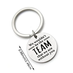 Coworkers Team Appreciation Leader Manager Coach Keychain - Thank You, 1pc