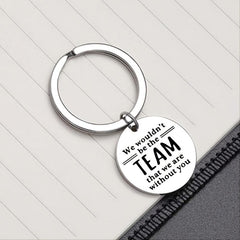 Coworkers Team Appreciation Leader Manager Coach Keychain - Thank You, 1pc