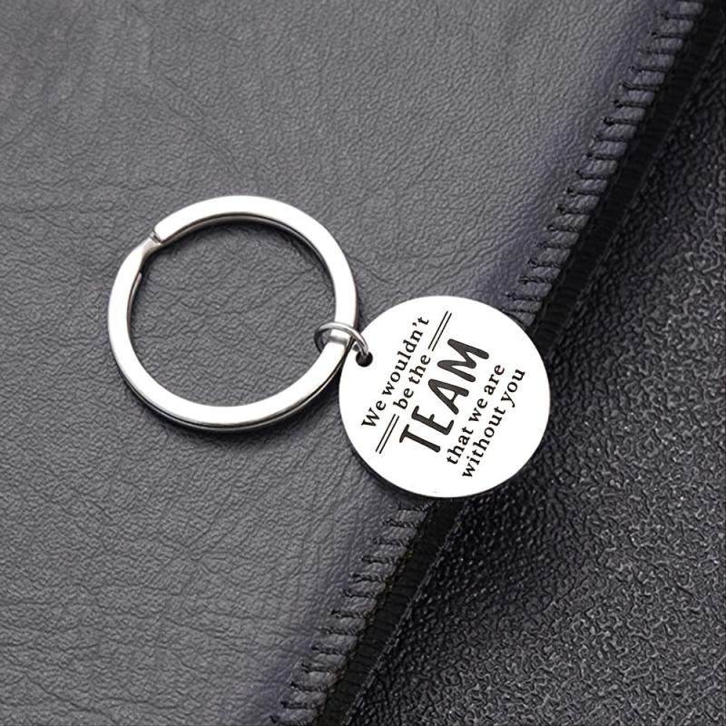 Coworkers Team Appreciation Leader Manager Coach Keychain - Thank You, 1pc