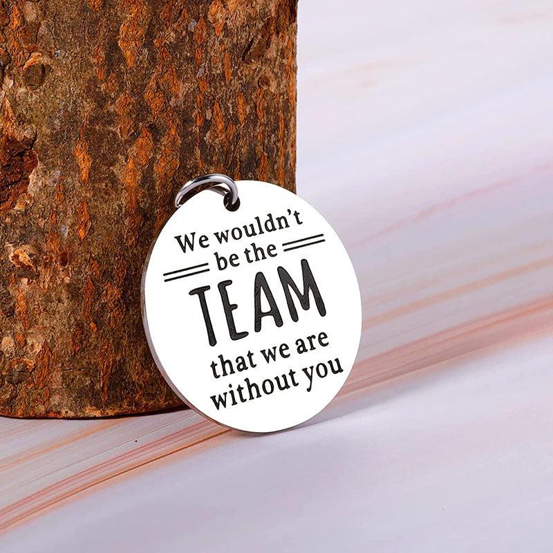 Coworkers Team Appreciation Leader Manager Coach Keychain - Thank You, 1pc