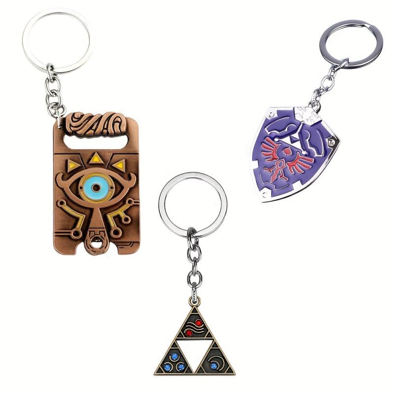 Game Series Keychain Cartoon Pendant School Bag Key Ring Accessory