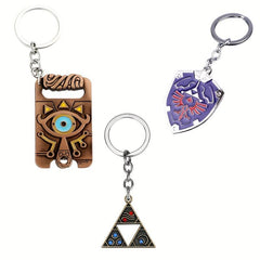 Game Series Keychain Cartoon Pendant School Bag Key Ring Accessory