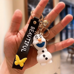 Princess Movie Keychain Girl Doll Keychain Car Pendant Gift