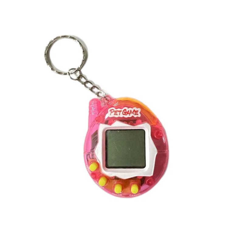 Virtual Pets Mini Game Console Pendant Keychain For Men