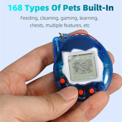 Virtual Pets Mini Game Console Pendant Keychain For Men
