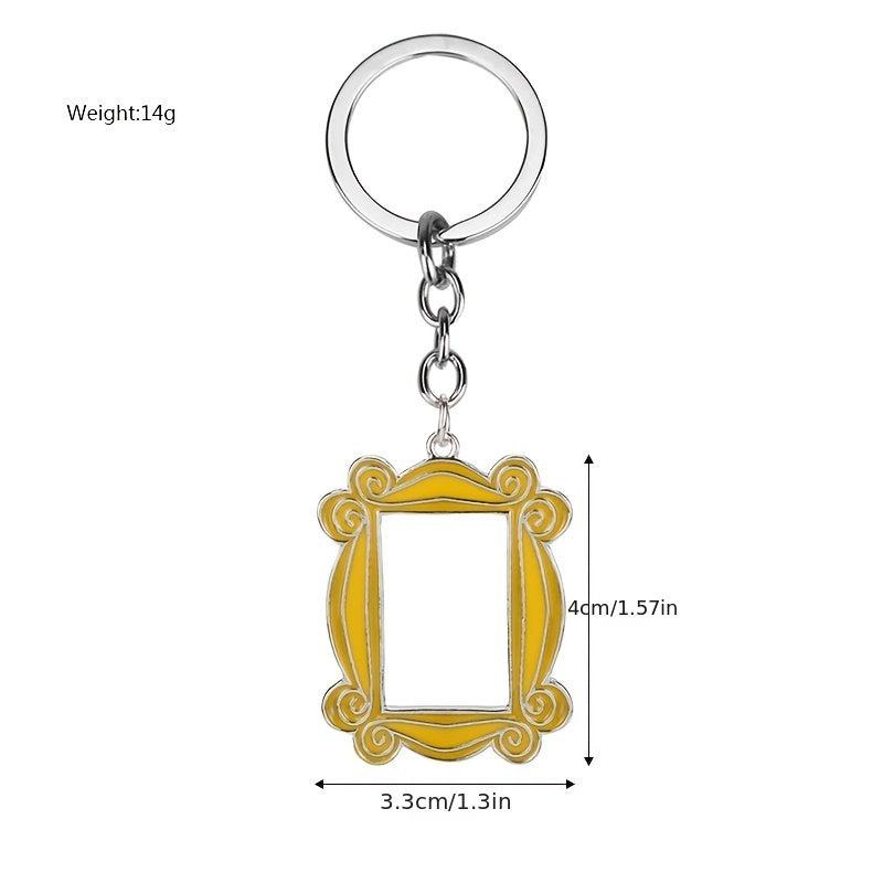 Yellow Door Frame Keychain Key Ring Accessory Gift For Friends