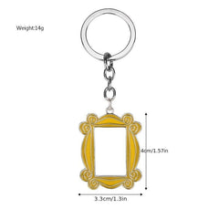 Yellow Door Frame Keychain Key Ring Accessory Gift For Friends