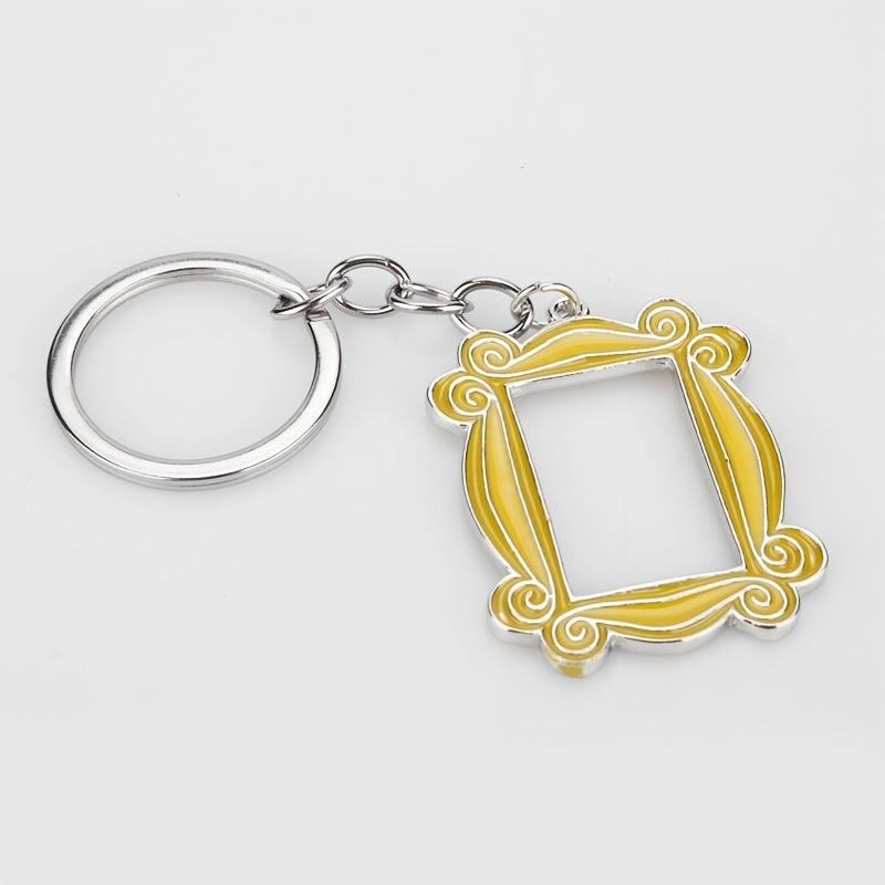 Yellow Door Frame Keychain Key Ring Accessory Gift For Friends