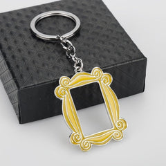 Yellow Door Frame Keychain Key Ring Accessory Gift For Friends