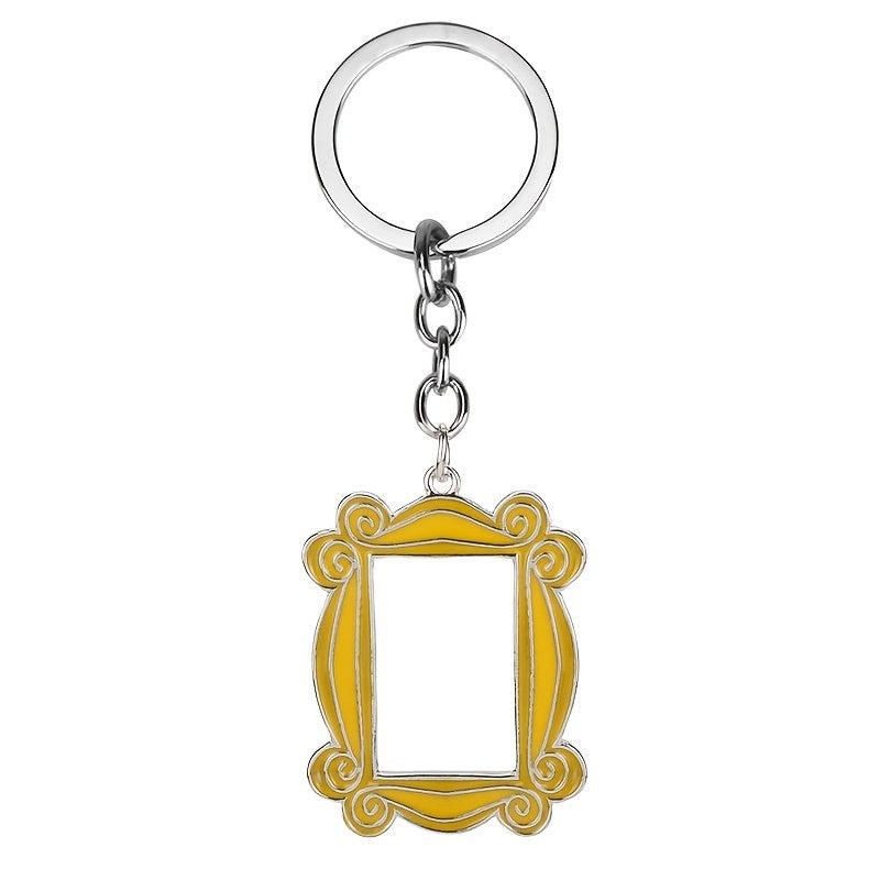 Yellow Door Frame Keychain Key Ring Accessory Gift For Friends